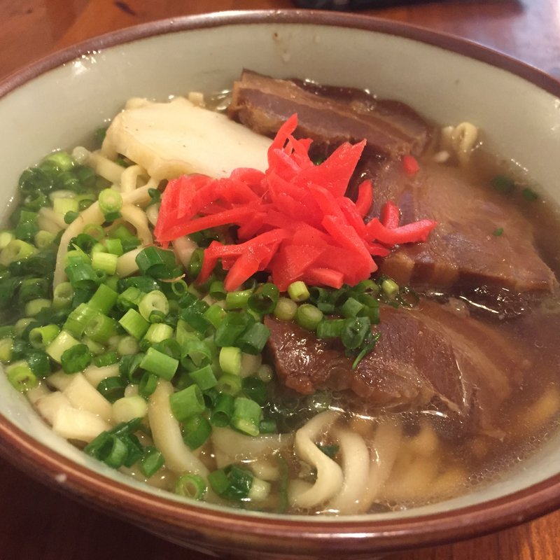 沖縄そば＆明太ご飯(クラークソンⅡ)