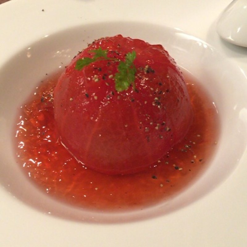 完熟トマトの赤酢ジュレ(大井楼 )