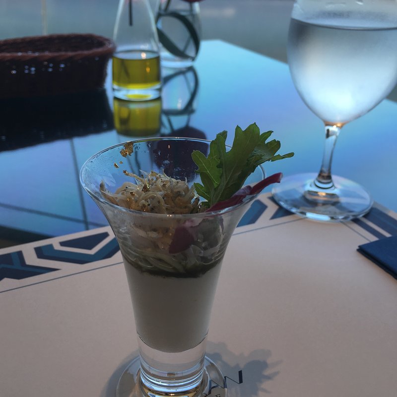 湘南しらすと豆腐のブランマンジェ(アマンダルブルー鎌倉)