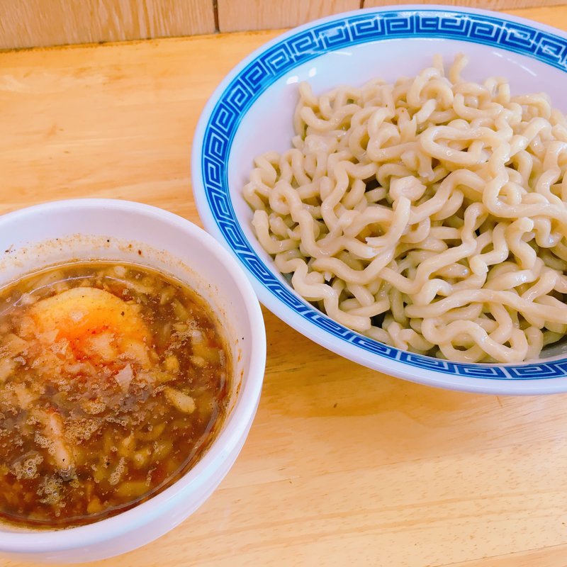 濃厚魚介つけ麺 極太麺(勝神角ふじ )