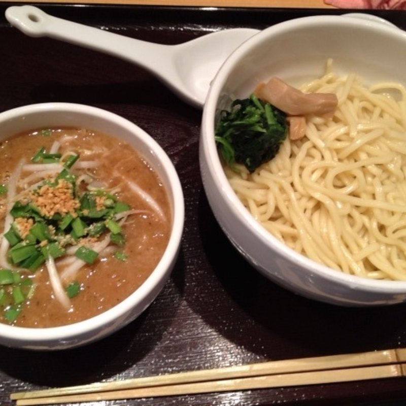 濃厚味噌つけ麺(生姜醤油専門 我武者羅 幡ヶ谷本店)