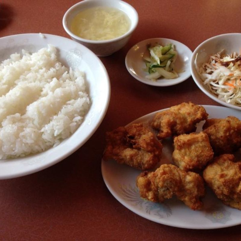 唐揚げ定食(じゃんじゃん亭 （ジャンジャンテイ）)