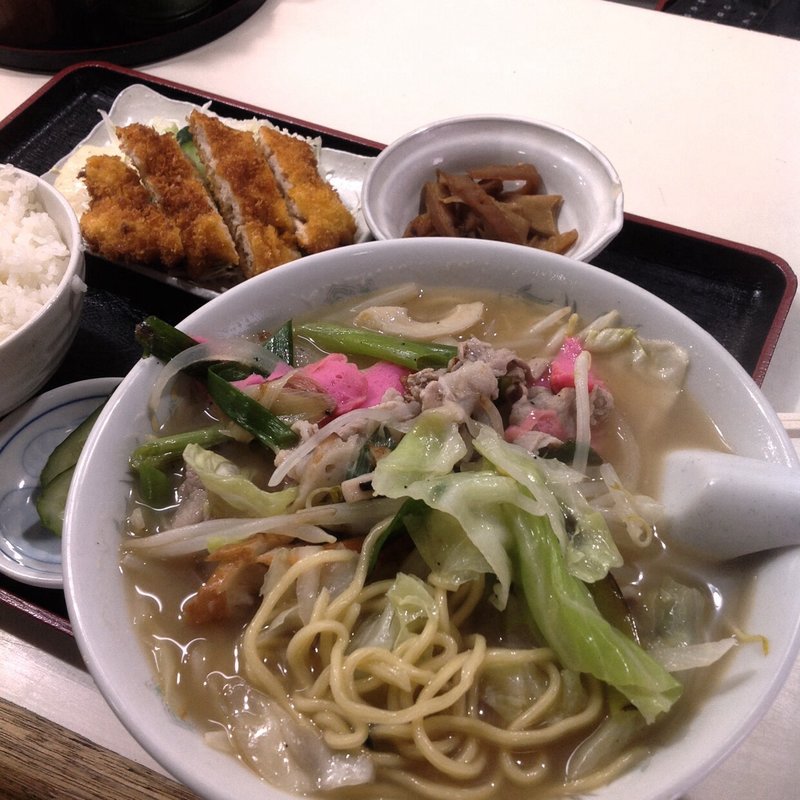 長崎ちゃんぽん定食(かいづや)