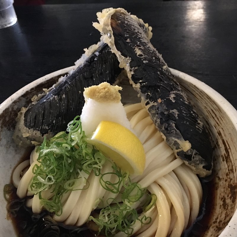なす天ぶっかけ(讃岐うどん 白庵 （BYAKUAN びゃくあん）)