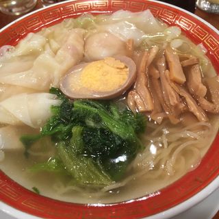 ミニ海老雲呑麺(広州市場 中目黒店)