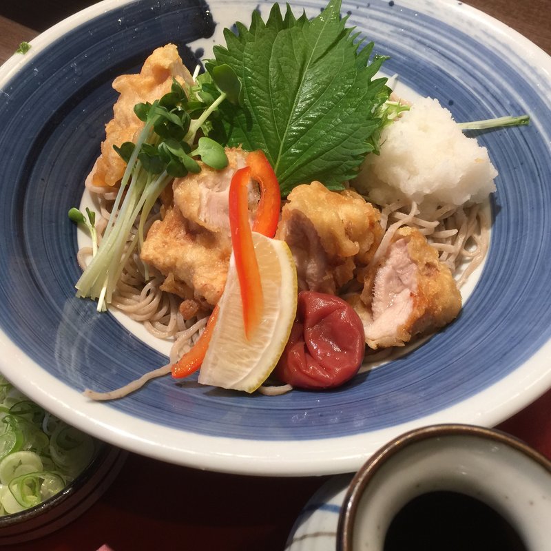 梅おろし鶏天そば(サガミ滋賀守山店 )