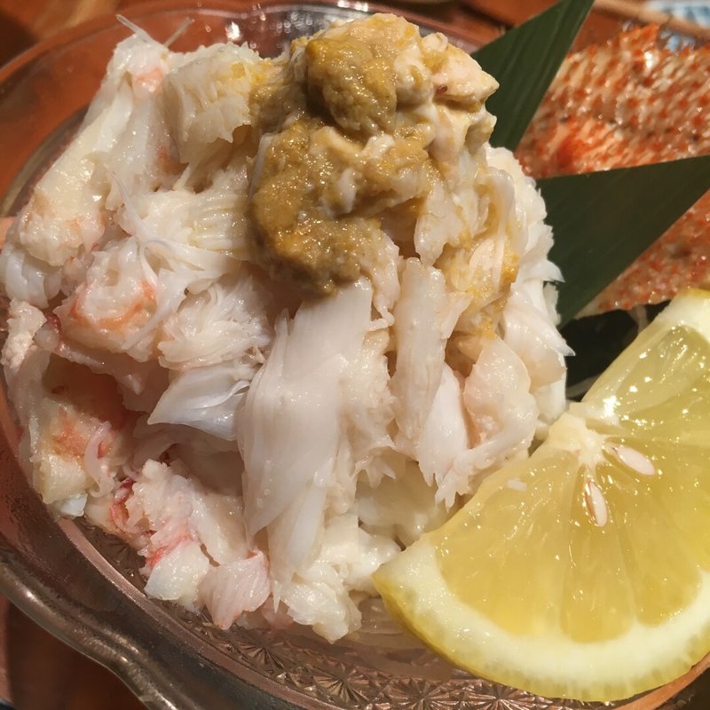 毛ガニ(オサカナヤ 魚哲 中目黒店)