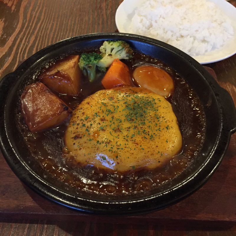 チーズ焼きハンバーグ(ハンバーグレストランBOSTON 蒲生店)