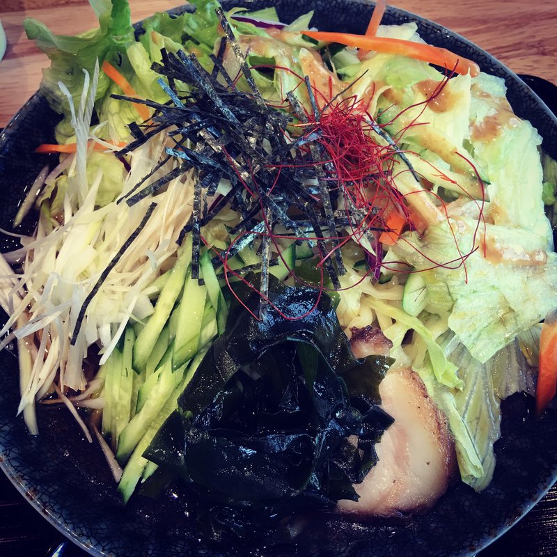 ミネラル野菜冷やし中華(道の駅 にしあいづ よりっせ)