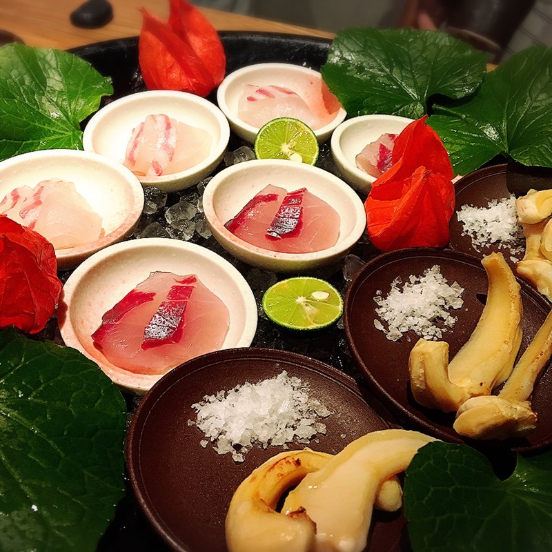 コースの刺身(鮓 希凛 明石魚の棚(東店))