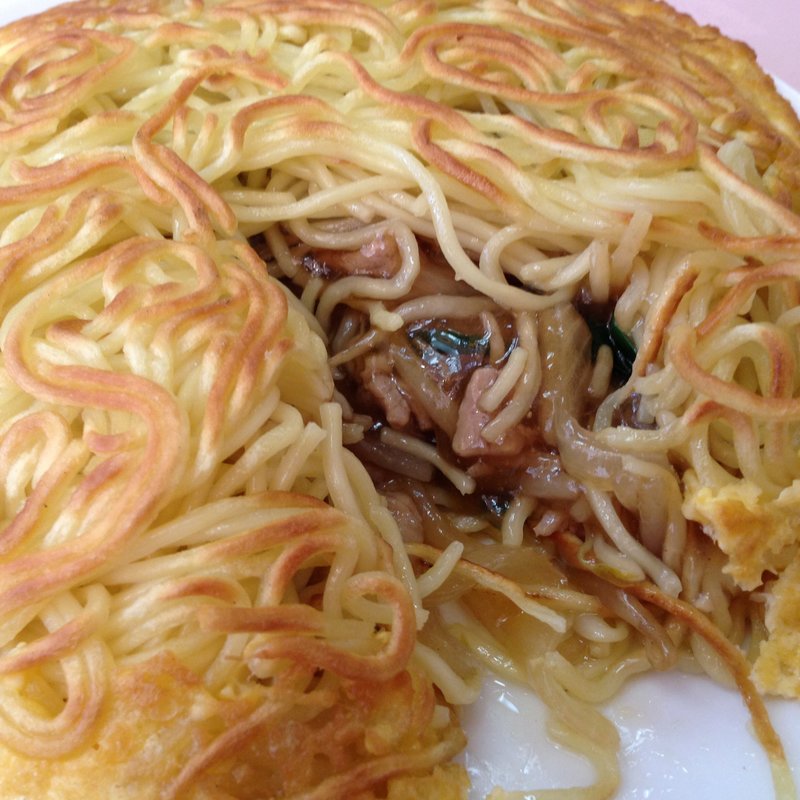 梅蘭焼きそば（醤油味）(梅蘭本店　金閣店)