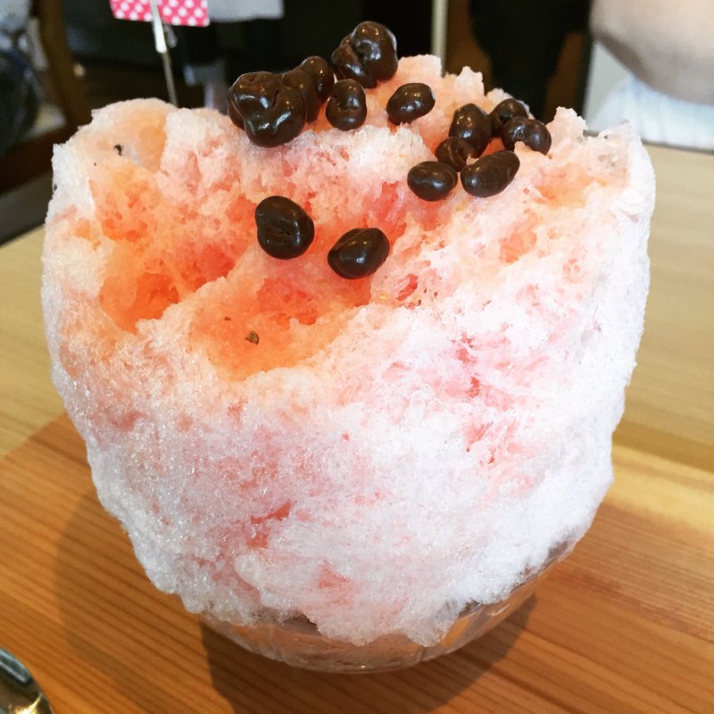 スイカ氷(柿の葉ずし 平宗 法隆寺店 （ひらそう）)