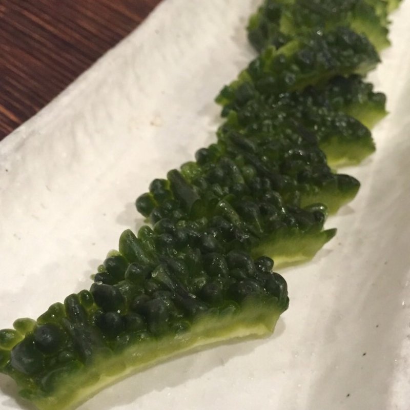 ゴーヤのお新香(もつ焼きばん 中目黒本店)