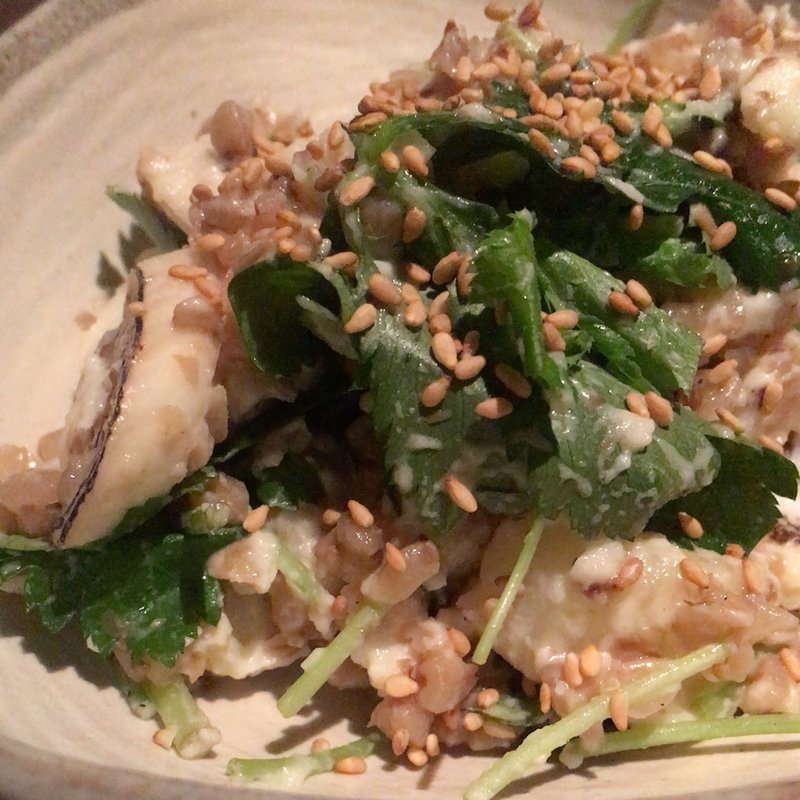 蕎麦米ポテトサラダ