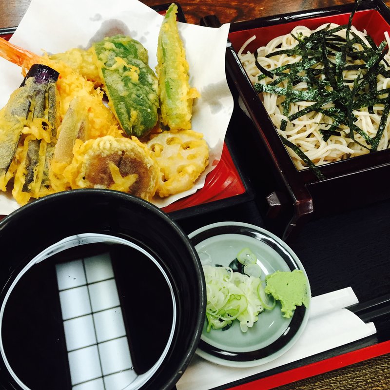 天ぷらそば(そば処 大村庵)
