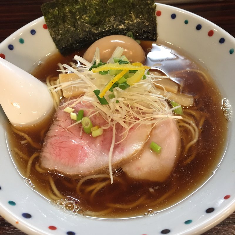 あじ玉香味醤油ら〜麺(らー麺 あけどや )