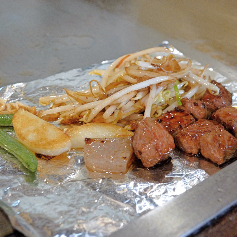 ステーキランチ(鉄板焼レストラン　よしはら)