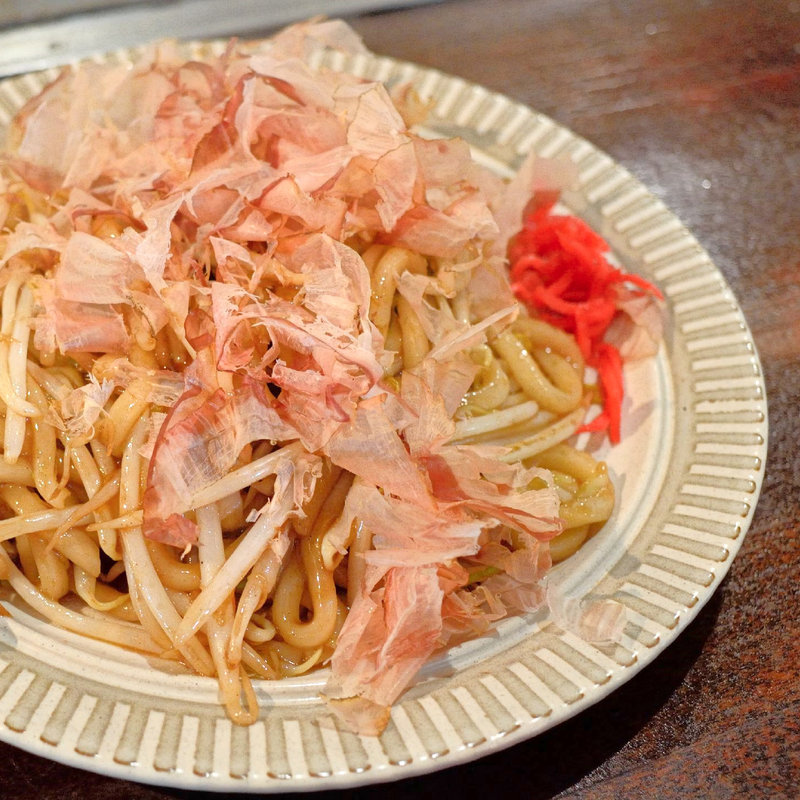 うどん焼き(鉄板焼レストラン　よしはら)