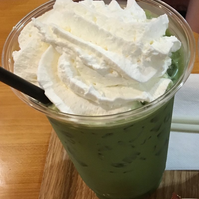 抹茶クリームラテ(S)(ハマモトコーヒー （HAMAMOTO COFFEE）)