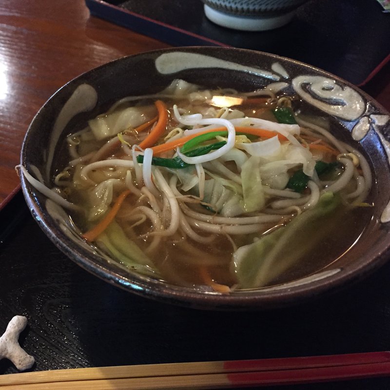 野菜そば　(茶処 真壁ちなー)