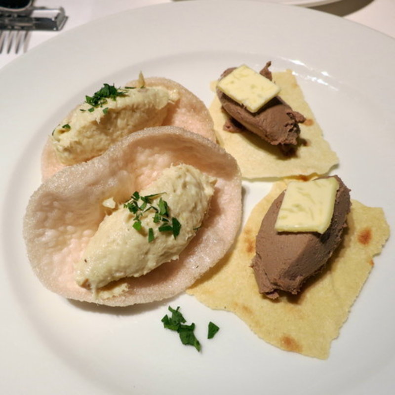 鱈のマンテカート と 鶏レバー(AMBiGRAM)