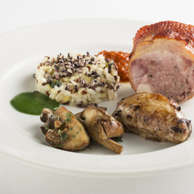 東京軍鶏のポルケッタ風(AMBiGRAM)