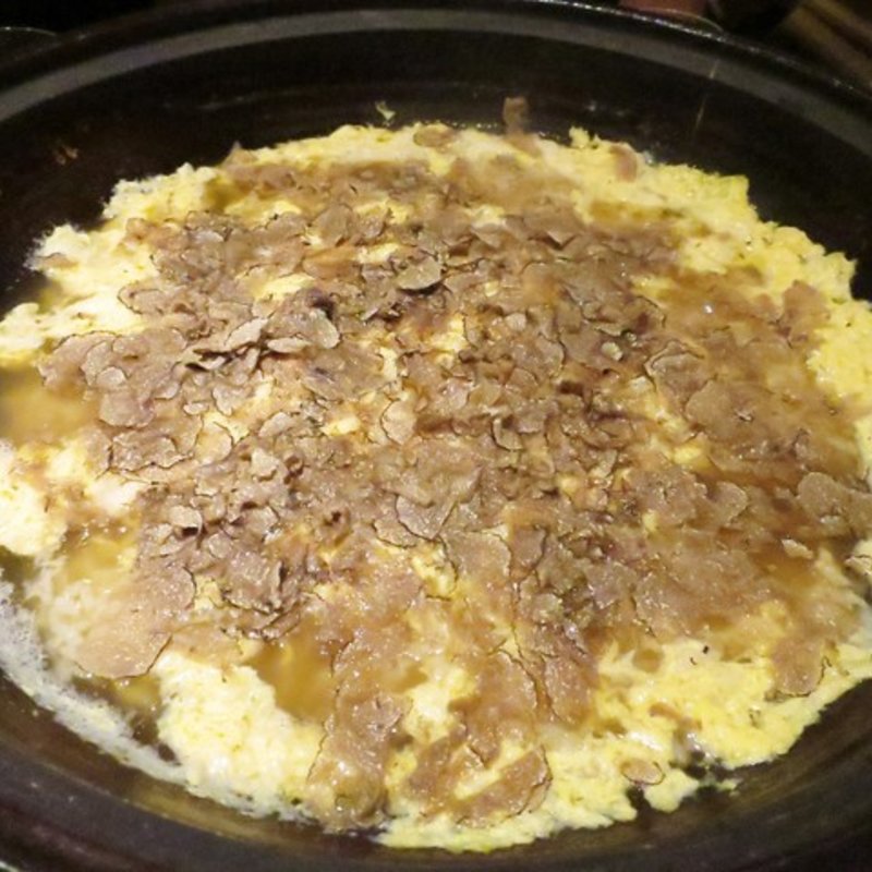 トリュフ雑炊(うしごろバンビーナ 恵比寿本店)