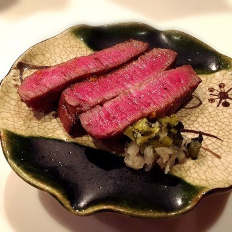 カイノミの味噌幽庵焼き(和牛銘菜　然 （ゼン【旧店名】CHARCOAL GRILL 然）)