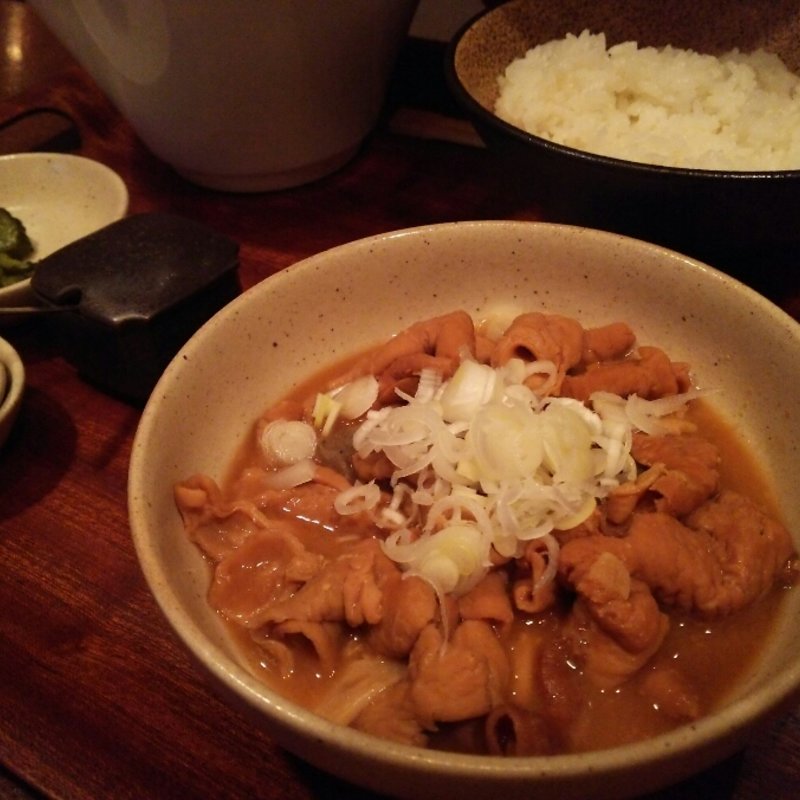 もつ煮込み定食(鈴木食堂 )