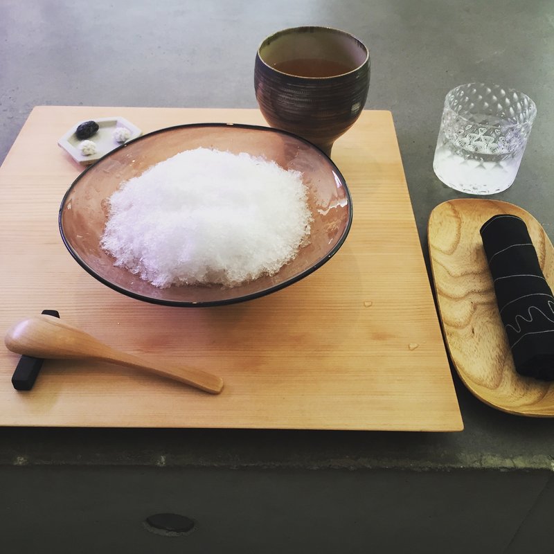 くるみ氷(餅匠 しづく 新町店)