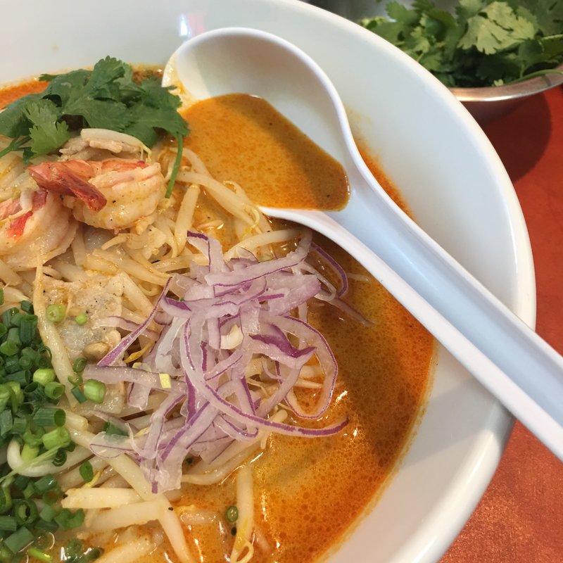 (8月限定)トムヤムクンラーメン(柳家東安庭店)