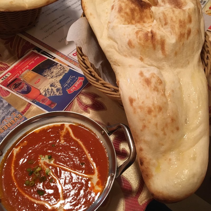 Aセット(キーマカレー)(ハッピー ネパール&インド料理レストラン 大和店)