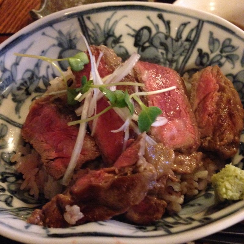 足柄牛のステーキ丼(いろり家 )