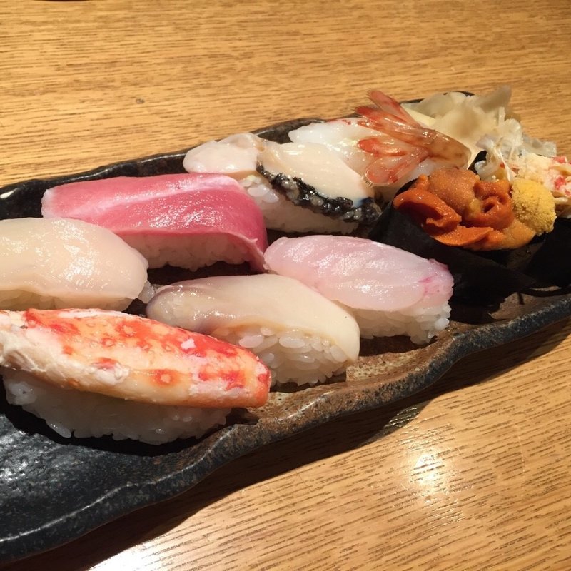 えぞにぎり　（全10）(すし耕)