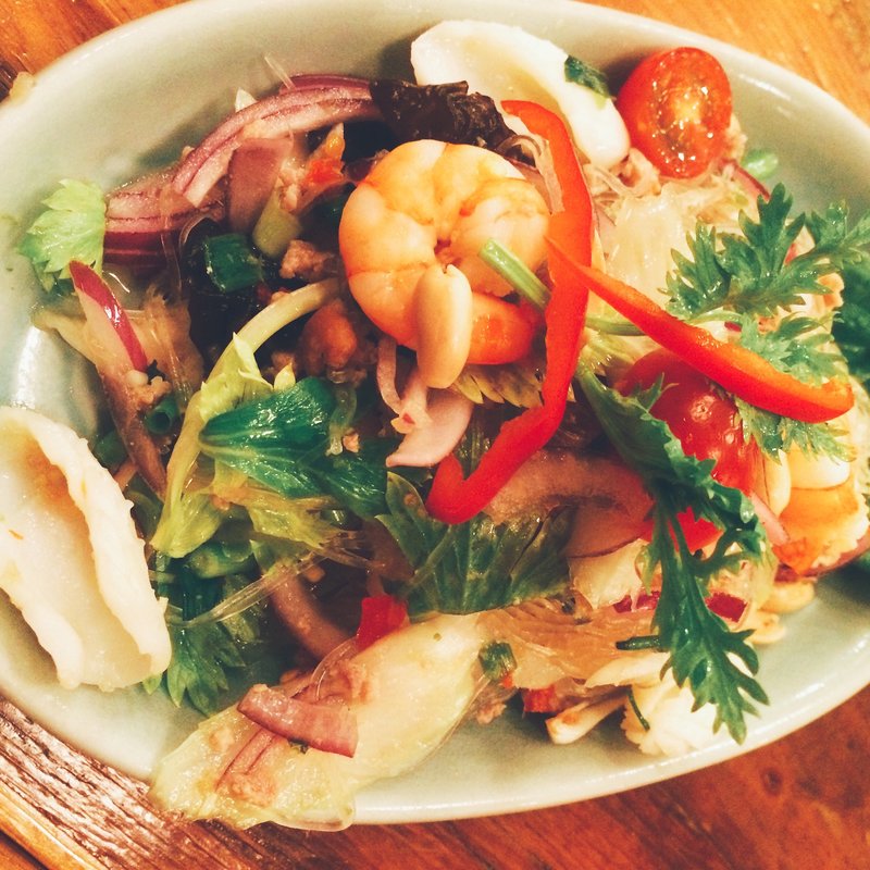 ヤムウンセン 海老と春雨のサラダ(タイ料理研究所 渋谷店)