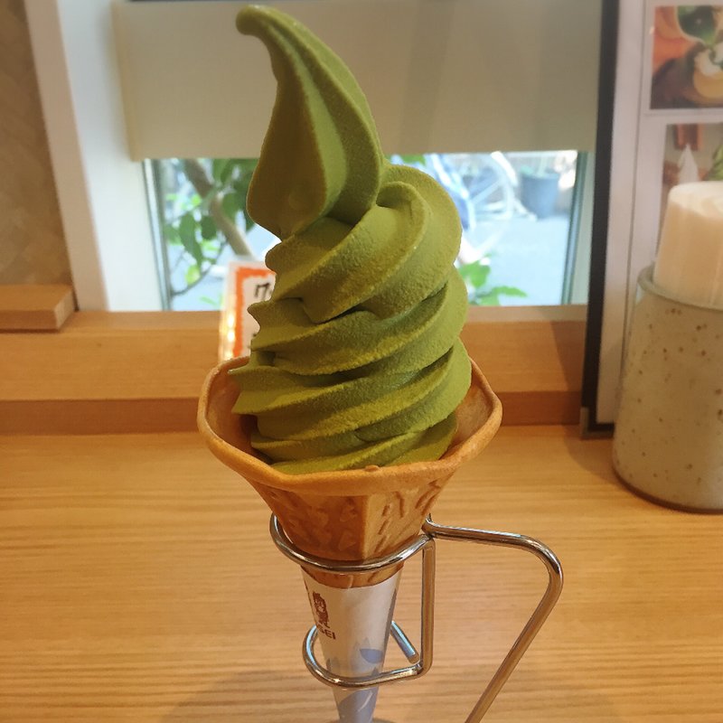 ソフトクリーム(お茶の芳せん )