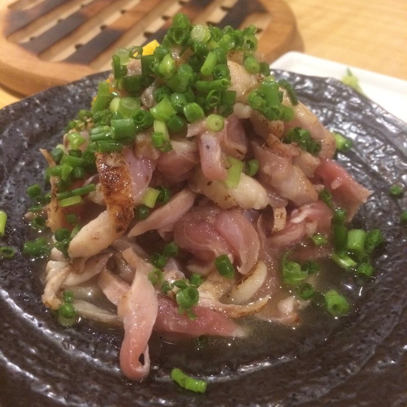 薩摩地鶏のたたき(ジャポンバル)