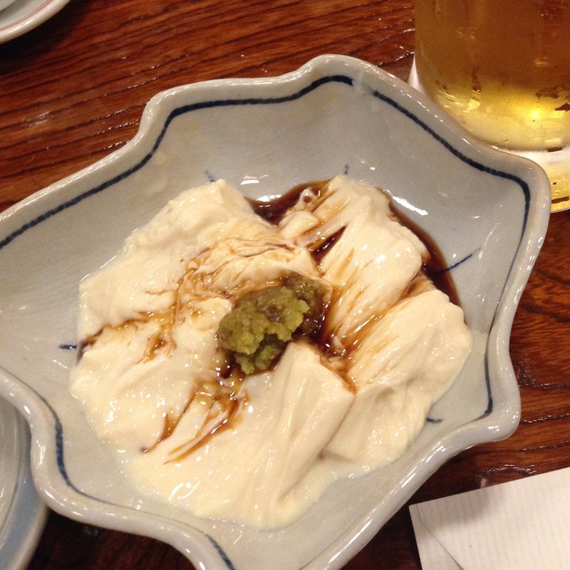 湯葉のわさび醤油(本家尾張屋　四条店)