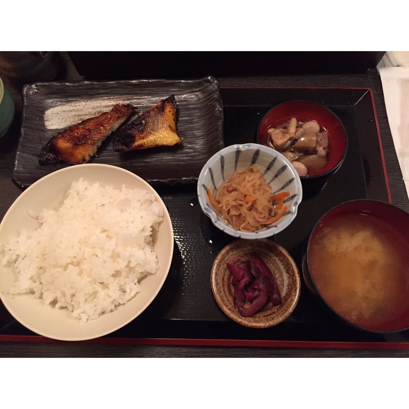 本日の焼魚定食(鳥然・海然)