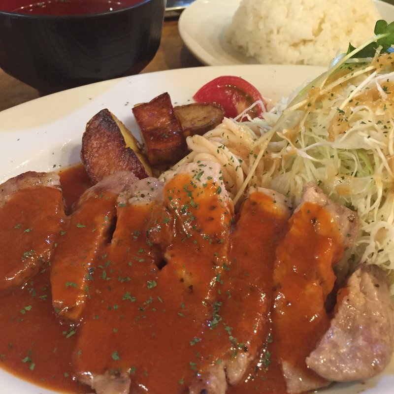 ポークチャップランチ(寺尾食堂 )