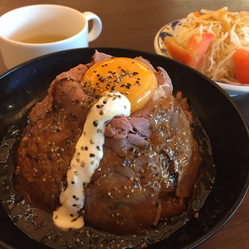 ローストビーフ丼 並盛(ビアブルグ梅田)