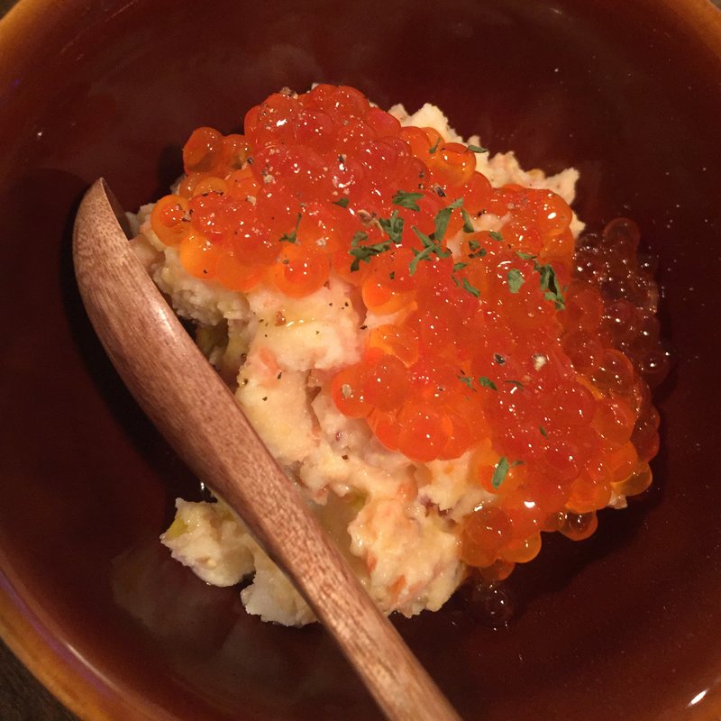 サーモンとイクラのポテトサラダ(京都ダイナー)