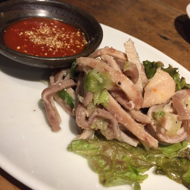 ガツ刺(ホルモン焼肉 縁 西荻窪店)