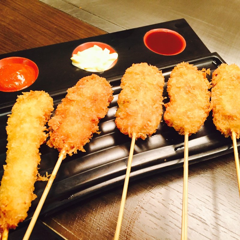 串カツ5本(NOMI・YAKI DINING ぼてぢゅう)