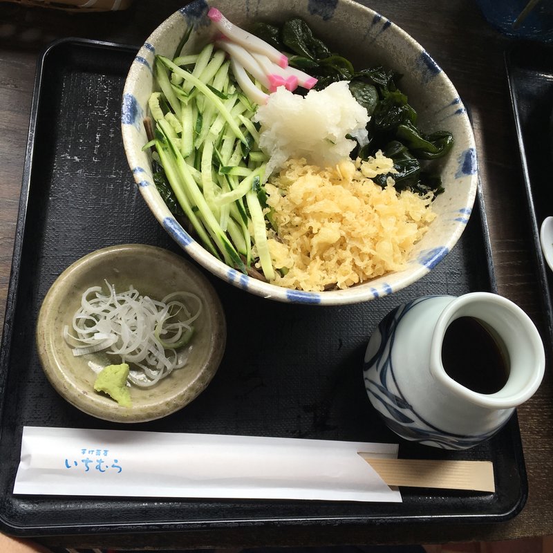 冷やしたぬき（おそば）(手打蕎麦 いちむら)