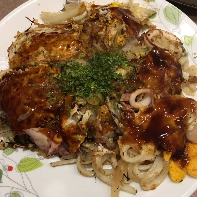 海鮮デラックス(そば)(くるみ)