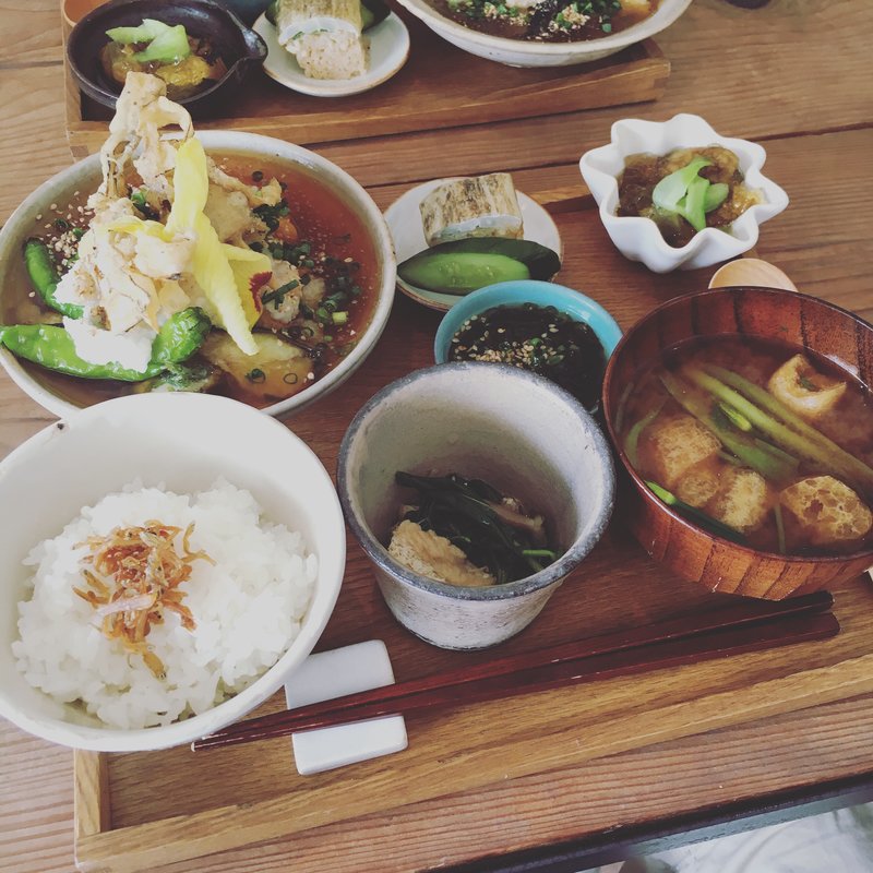 高知シイラの長芋みぞれあん(雨風食堂)