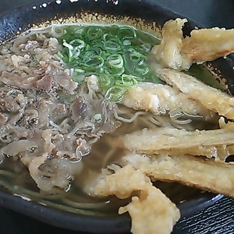 肉ごぼうそば(そば商店 大隈)