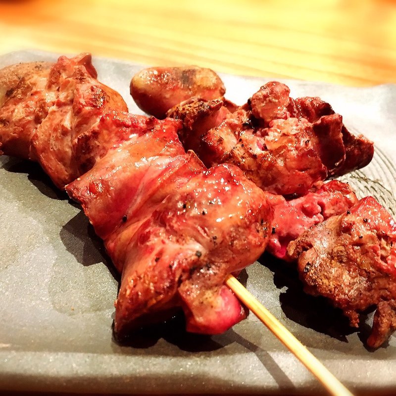 レバー焼き塩(焼鳥けいじ)