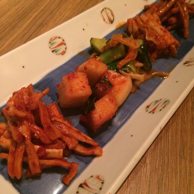 キムチ5種類(韓国料理店 コパン・コパン)